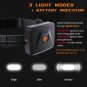 Rechargeable Headlamp,7500mAh 1500 Lumens Wide-Beam Led Head Lamp