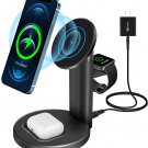 3 in 1 Magnetic Wireless Charger, Fast Wireless Charging Station