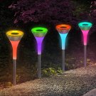 6 Pack Solar Pathway Lights Outdoor