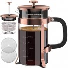 French Press Coffee Maker 34oz 304 Stainless Steel French Press