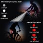 Bike Light, 3LED USB Rechargeable 4000mAh Headlight