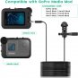 Media Mod Mic for Gopro HERO11 10 9 Black Action Camera, Lavalier Lapel Videomic