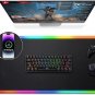 RGB Mouse Pad with Wireless Charging, Extened Large Gaming Mouse Pad with 10W Fa