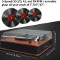 Record Player Turntable with Speakers for Vinyl Records, Vintage Bluetooth Direc