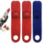 , Fighting Rooster Gamefowl 2 Pairs Red and Bule Mitt Protective Poultry Bird Bo
