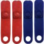 , Fighting Rooster Gamefowl 2 Pairs Red and Bule Mitt Protective Poultry Bird Bo