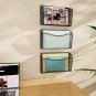 Mesh File Holder Wall Organizer 3 Pockets Hanging File Organizers Wall Mounted P
