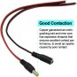 (Real 18AWG) 10 Pairs 12V 5A DC Power Pigtail Barrel Plug Connector Cable, 2.1Mm