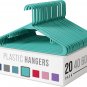Plastic Clothes Hangers (20, 40, 60, 100 Packs) Heavy Duty Durable Coat and Clot