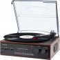 Vinyl Record Player, Dual Bluetooth Turntable for Vinyl Records with Built-In Sp