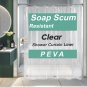 Amazerbath Extra Long Shower Curtain Liner, Clear Shower Curtain Liner 84 Inches