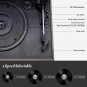10 in 1 Record Player with External Speakers,3 Speed Bluetooth Turntable Vinyl P