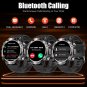 Military Smart Watch for Men Make Calls 1.39" HD Big Screen Outdoor Fitness Trac