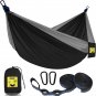 Camping Hammock Double & Single Portable Hammocks with 2 Tree Straps, Great for