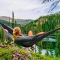 Camping Hammock Double & Single Portable Hammocks with 2 Tree Straps, Great for