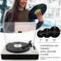 Record Player Bluetooth Turntable with Built-In Speakers and USB Play&Recording
