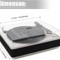 Record Player Bluetooth Turntable with Built-In Speakers and USB Play&Recording