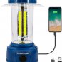 LED Camping Lantern Rechargeable, Bright 5000 Lumen, 5 Modes, 6000 Mah Power Ban
