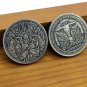 Egyptian Myth Azrael Anubis Werewolf Hobo Nickel Antique Silver Collection Chall