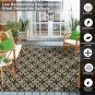 Outdoor Rug for Patios Clearance,Waterproof Mat,Large outside Carpet,Reversible