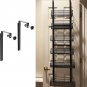 over the Door Pantry Organizer, 6-Tier Hanging Spice Rack with Adjustable Hooks