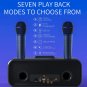 Karaoke Machine for Adults & Kids, Rechargeabl Portable Speaker with 2 UHF Wirel