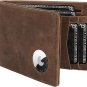Airtag Wallet - Minimalist Front Pocket Mens Wallet for Apple Air Tag, Full Grai