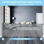 80 Inch Extra Large Retractable Baby Gates Extra Wide Baby Gates for Large Openi