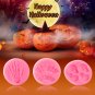6PCS Halloween Silicone Molds, Skull Hand Bat Shape Silicone Fondant Candy Molds