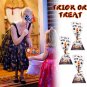 6PCS Halloween Silicone Molds, Skull Hand Bat Shape Silicone Fondant Candy Molds