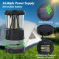 LED Camping Lantern for Power Outages: 3000Mah Solar Rechargeable Lantern with A