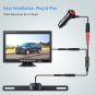 AYYY7 Backup Camera for Truck, 7''1080P Front & Rear View Monitor Kit, IP69 Wate