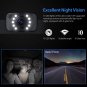 AYYY7 Backup Camera for Truck, 7''1080P Front & Rear View Monitor Kit, IP69 Wate