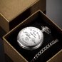 Pocket Watch Personalized Engraved for Brother, Retro Vintage Quartz Roman Numer