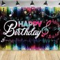TIK Tok Birthday Party Decorations, Musical Themes Happy Birthday Backdrop Banne