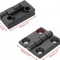 Rannb Butt Hinge Aluminum Alloy Door Hinge for Closet Cabinet Door 40Mm/1.57" X