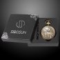 Personalized Pocket Watch Engraved Back Case Birthday Graduation Men Women to My