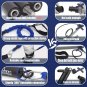 INNOCEDAR Home Gym Bar Kit with Resistance Bands,Portable Gym Full Body Workout,