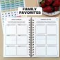 Weekly Meal Planner with Grocery List, Recipe Pages and Budget - for Menu Planni