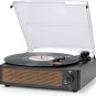 Vinyl Record Player with Speaker Vintage Turntable for Vinyl Records, Belt-Drive