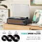 Vinyl Record Player with Speaker Vintage Turntable for Vinyl Records, Belt-Drive