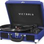Victrola Vintage 3-Speed Bluetooth Portable Suitcase Record Player with Built-In