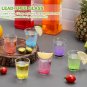 Qipecedm 6 Pack Heavy Base Shot Glasses Set, 1.6 Oz Colorful Shot Glasses Bulk,