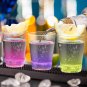 Qipecedm 6 Pack Heavy Base Shot Glasses Set, 1.6 Oz Colorful Shot Glasses Bulk,