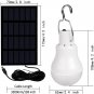 FLRONGSUN Solar Light Bulb Portable 350LM Solar Powered Camping Light Led Lanter