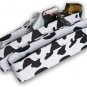 2 Pcs Cow Pattern Universal Fit Car Seat Gap Filler Organizer Car Console for Fr