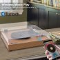 Vintage Turntable, Bluetooth Record Player, Built-In Dual Stereo Speakers, 3-Spe
