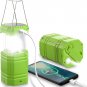 LED Lanterns for Power Outages, Hand Crank & Solar Powered Camping Lantern Flash