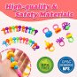 Arthopt Snap Pop Beads 700Pcs DIY Jewelry Making Kit for Girls, Kids Bracelets N