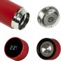 Insulated Water Bottle with LED Real-Time Temperature Display, Stainless Steel P